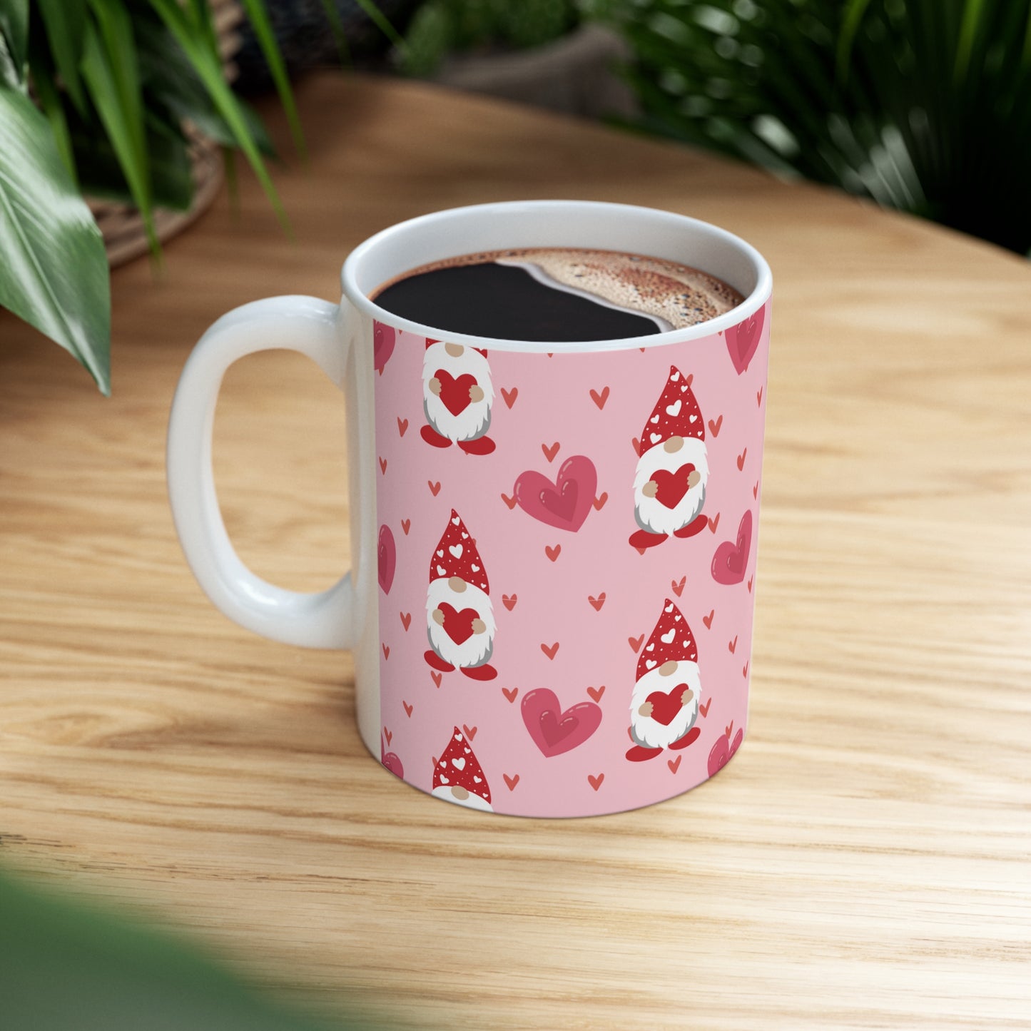 Gnome Hearts Ceramic Mug 11oz