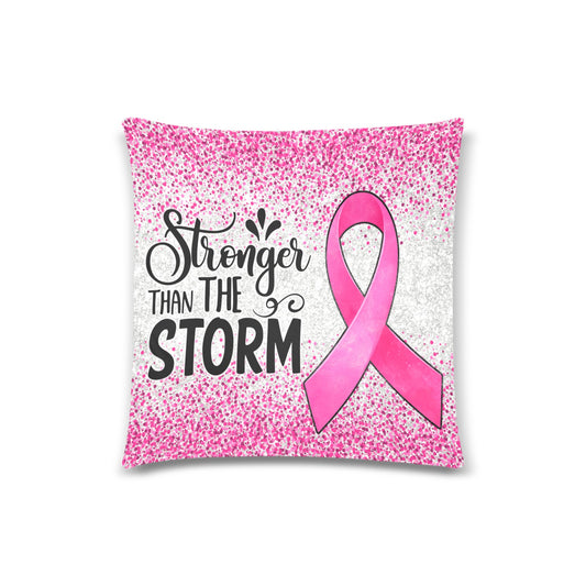 Stronger Than The Storm Throw Pillow Cover