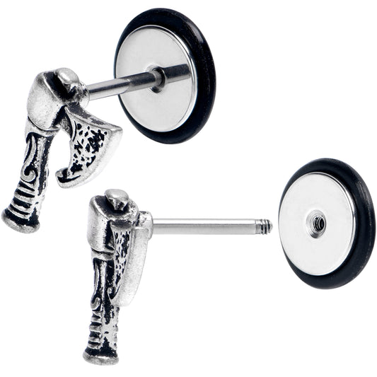 16G 5/16 Antique Axe Hatchet Cheater Plug Set