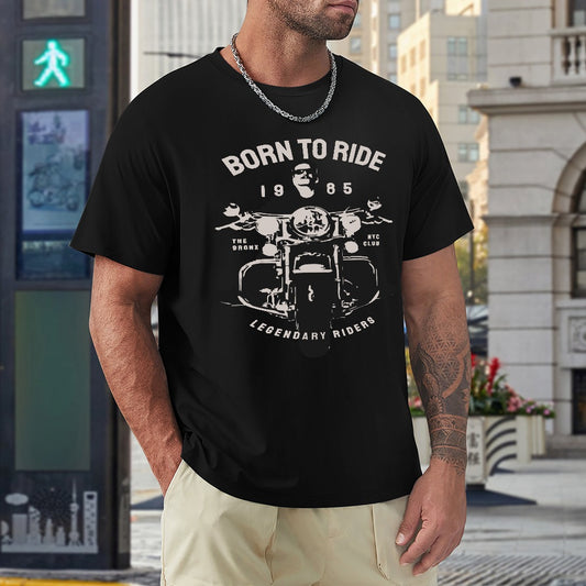Born To Ride Legendary Riders Men's T-shirt 100% Cotton