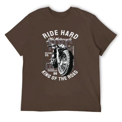 Ride Hard King Of The Road Men's T-shirt 100% Cotton