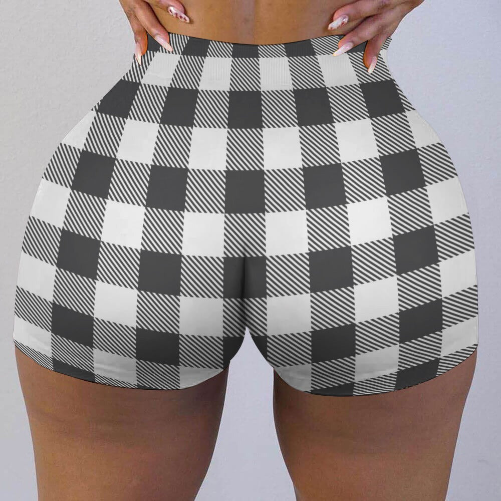 BW Plaid Ladies Shorts