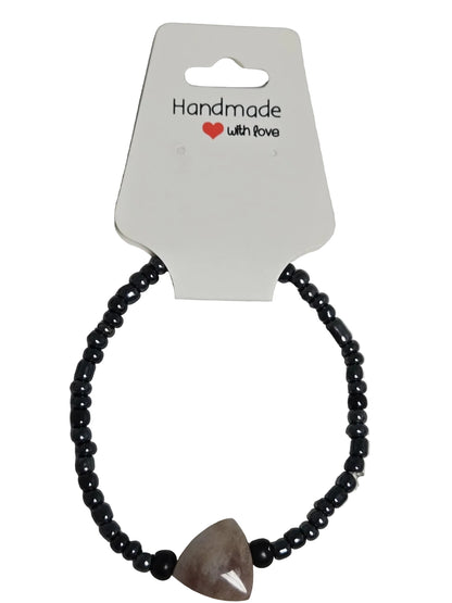 Hematite with Carnelian Agate Bracelet