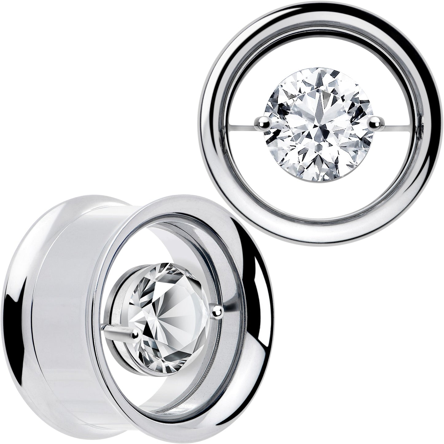 Gem Floating Screw Fit Tunnel Plug Set Available Sizes 8mm to 16mm