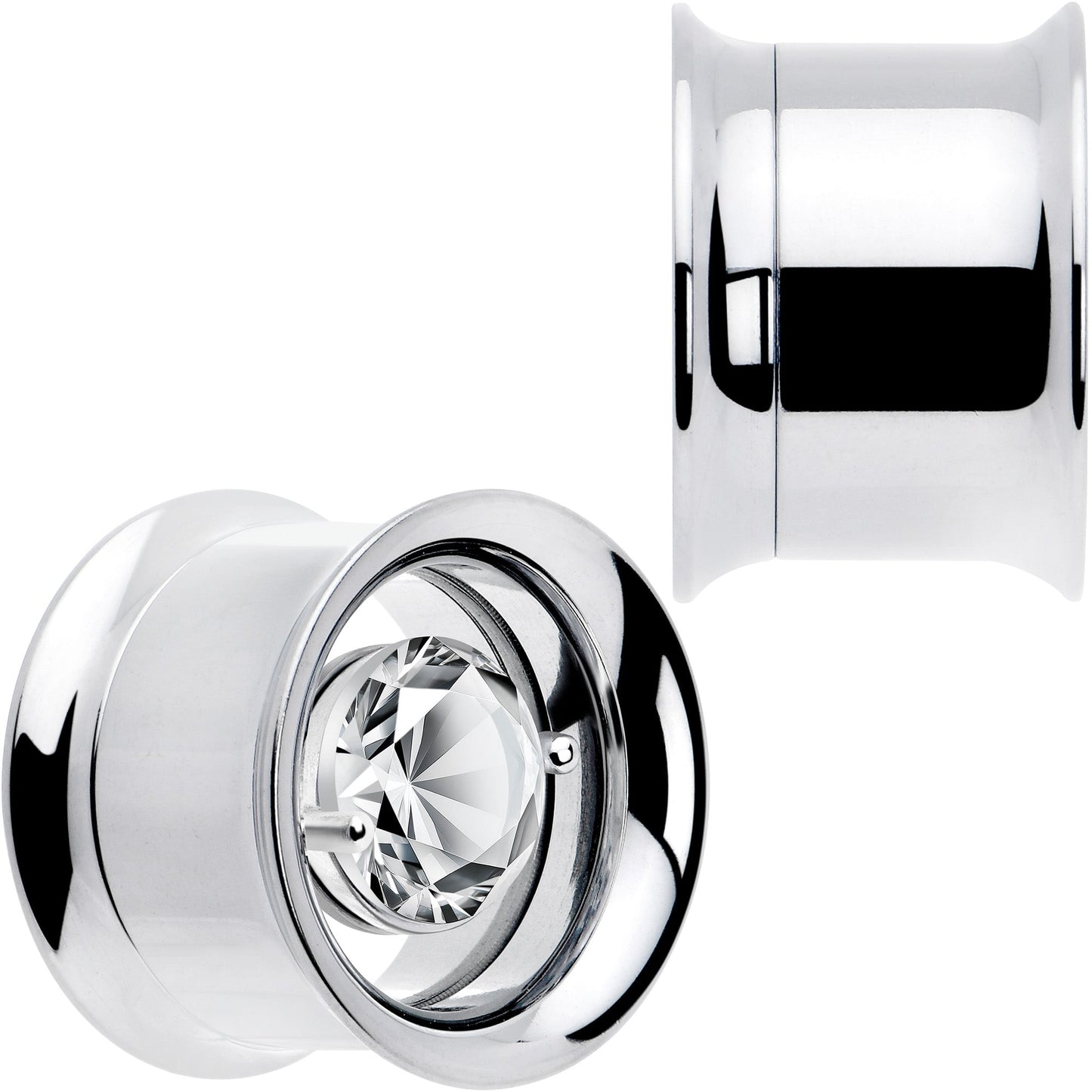 Gem Floating Screw Fit Tunnel Plug Set Available Sizes 8mm to 16mm