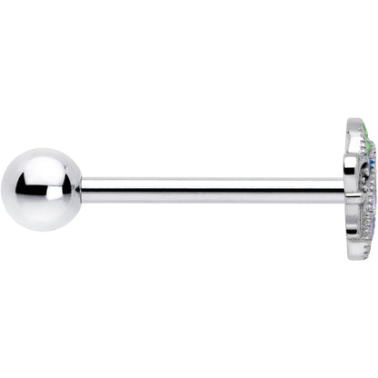 Pastel Profile Butterfly Barbell Tongue Ring