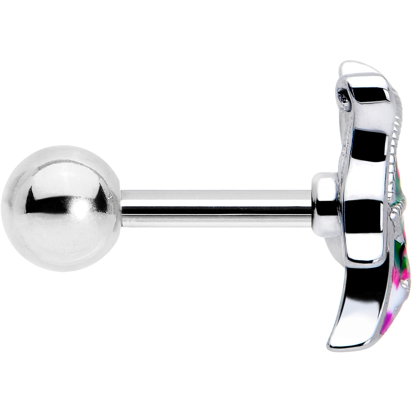 16G 1/4 Profile Butterfly Cartilage Tragus Earring