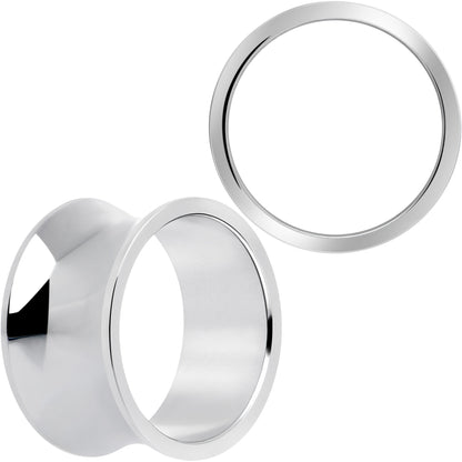 Hand Polished Thick Double Flare Tunnel Plug Set 6mm to 25mm