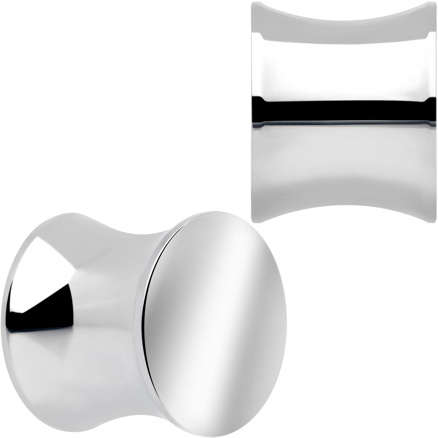 Hand Polished Simply Style Saddle Plug Set 5mm to 25mm