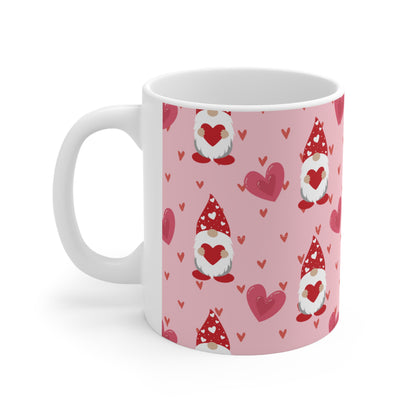 Gnome Hearts Ceramic Mug 11oz