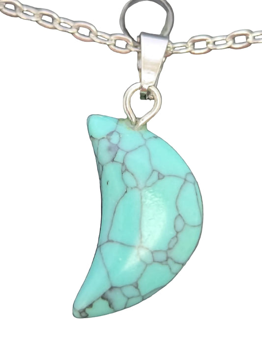 Turquoise Moon Necklace
