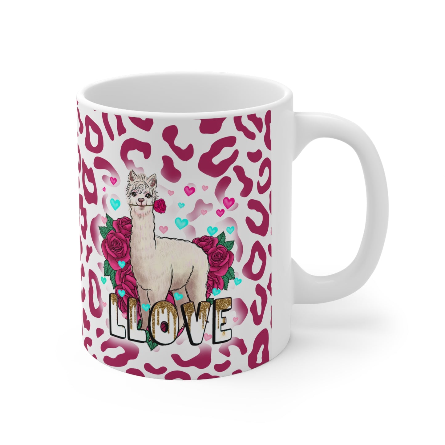 Llama Llove Ceramic Mug 11oz
