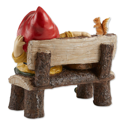 GARDEN GNOME GREETING SIGN