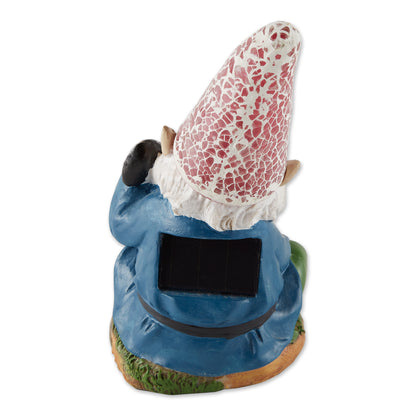 GARDENING GNOME SOLAR STATUE