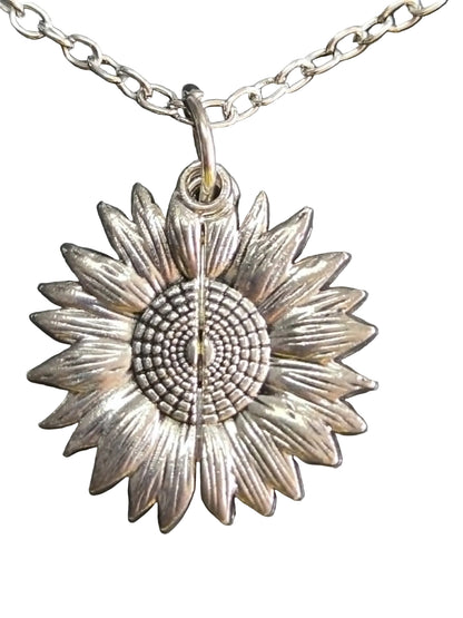 You Are My Sunshine Sunflower Necklace