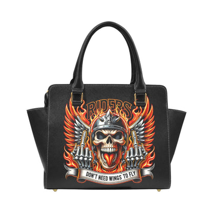 Riders Don't Need Wings To Fly Classic Shoulder Handbag