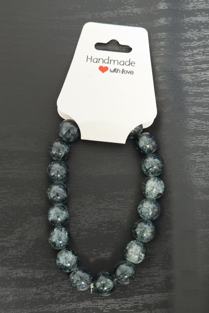 Green Crackle Quartz Bracelet