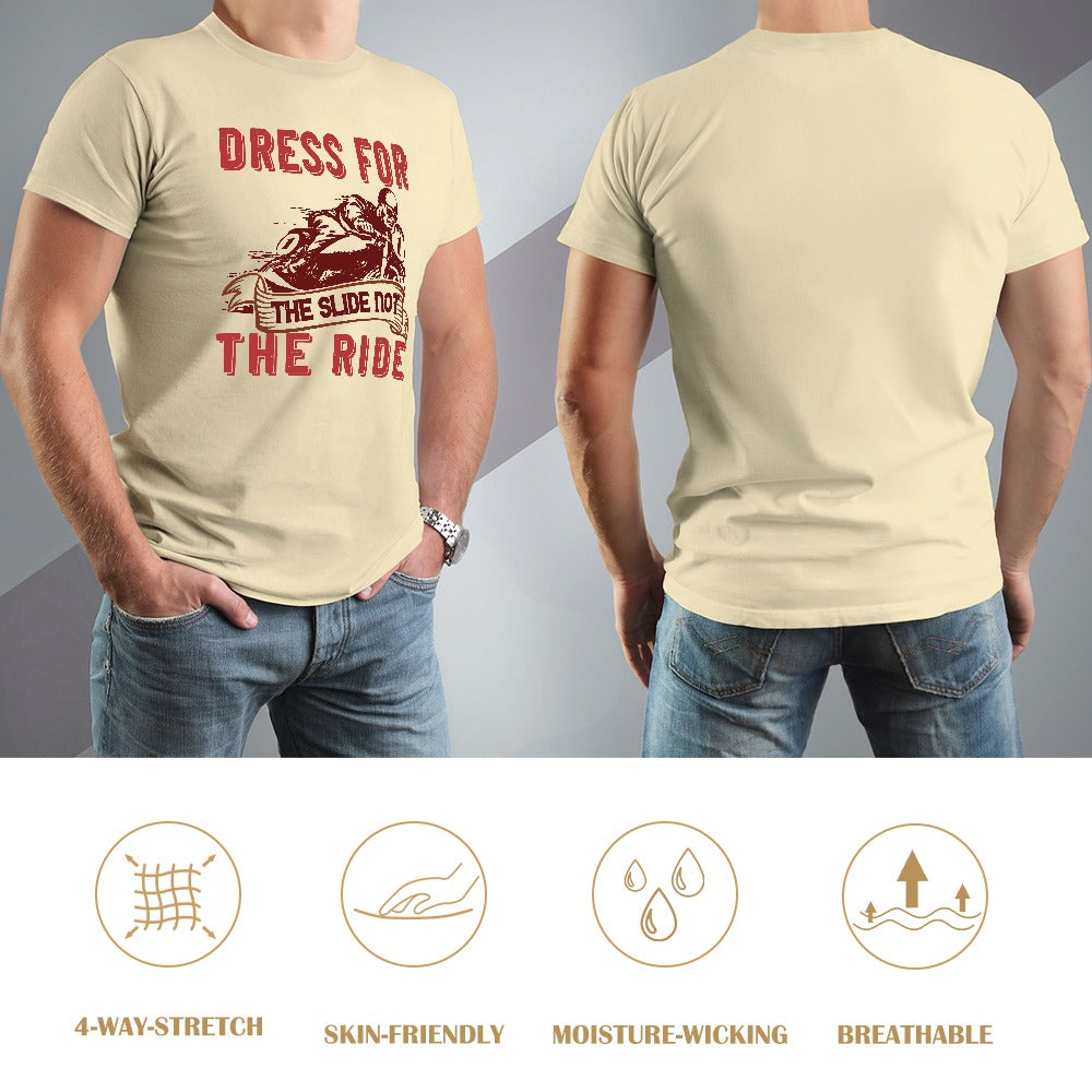 Dress For The Slide Men's T-shirt 100% Cotton