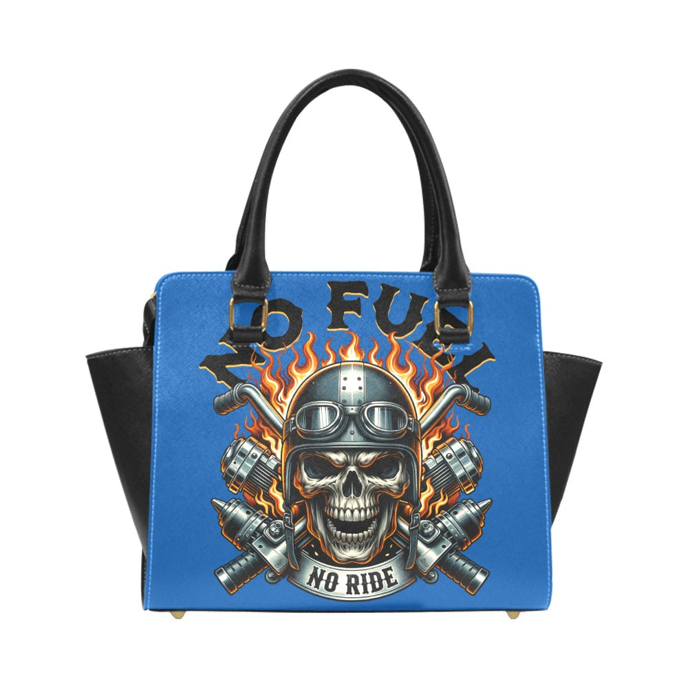 No Fuel No Ride Classic Shoulder Handbag