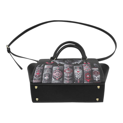 Gothic Books Design Classic Shoulder Handbag