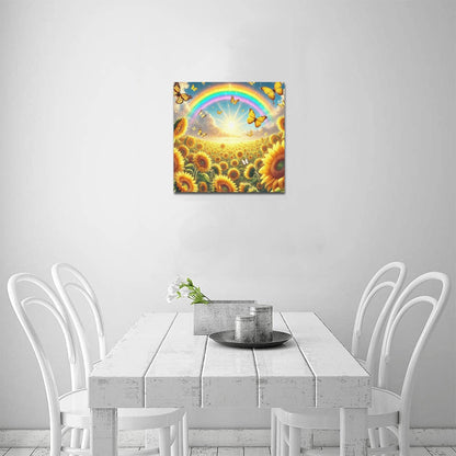 Sunflower Dreams Frame Canvas Print - Number 1