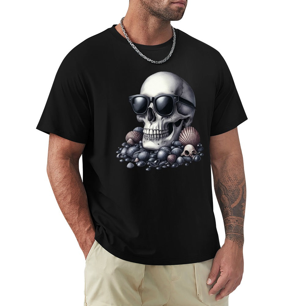 Skulls and Shells Men's T-shirt 100% Cotton