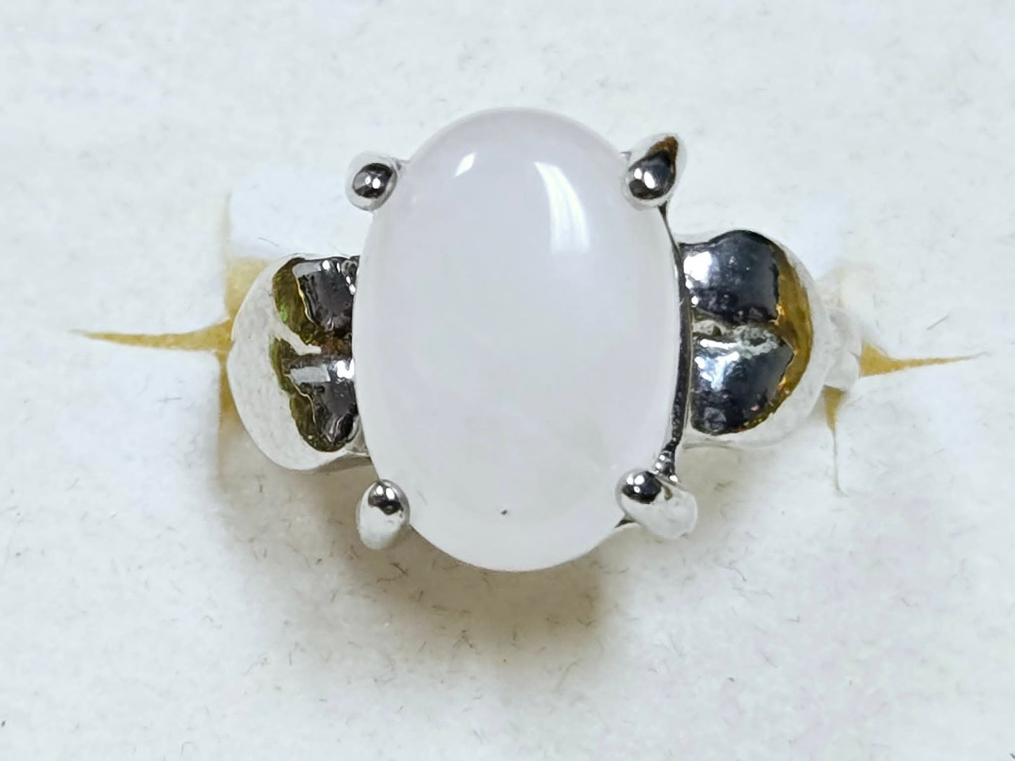 Milky Quartz Ring - Size 7