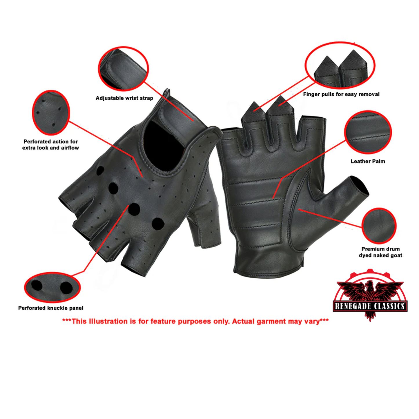 Premium Fingerless Glove