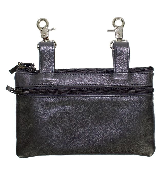 All Naked Cowhide Leather Turquoise Butterfly Belt Bag