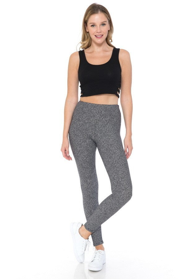 Yoga Style Banded Lined Leggings