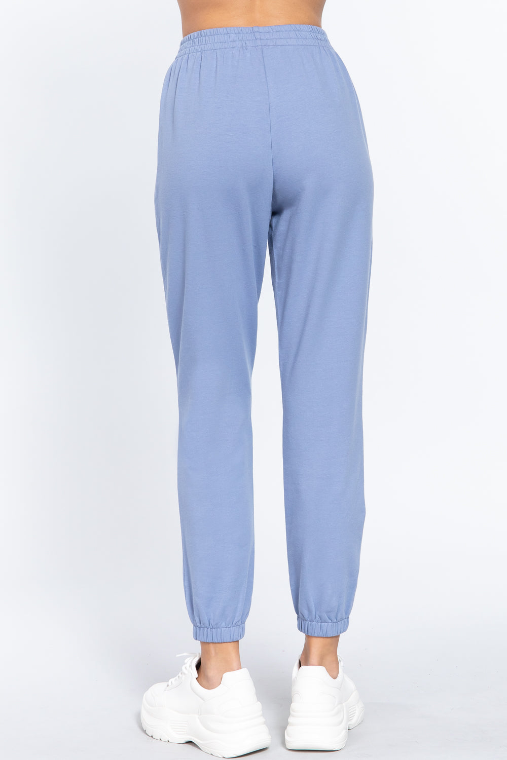 Graphic Long Jogger Pants - Steel Blue