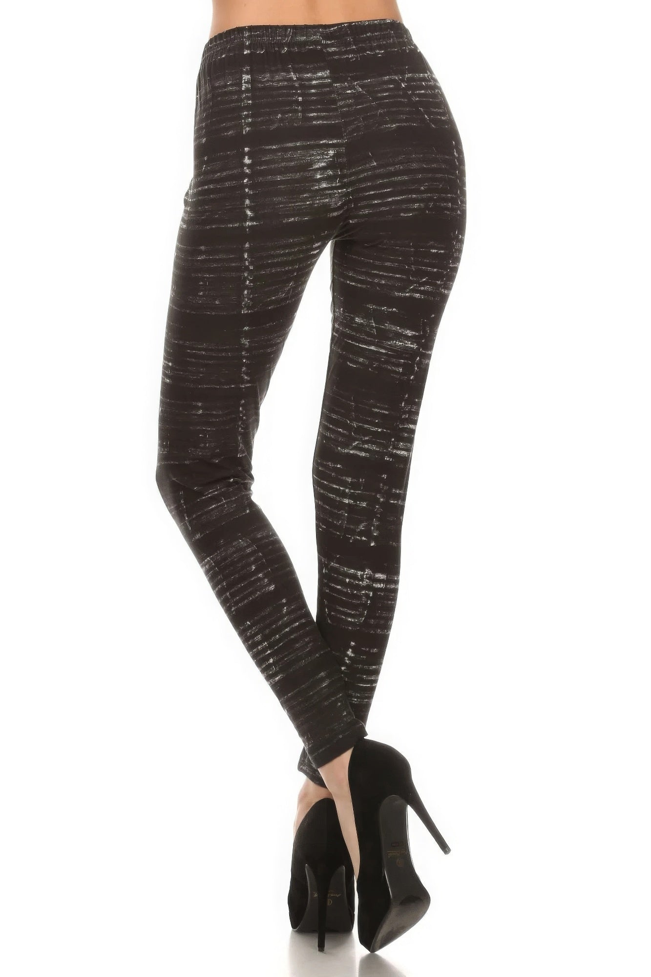 Tie Dye Print Full Length Fitted Leggings