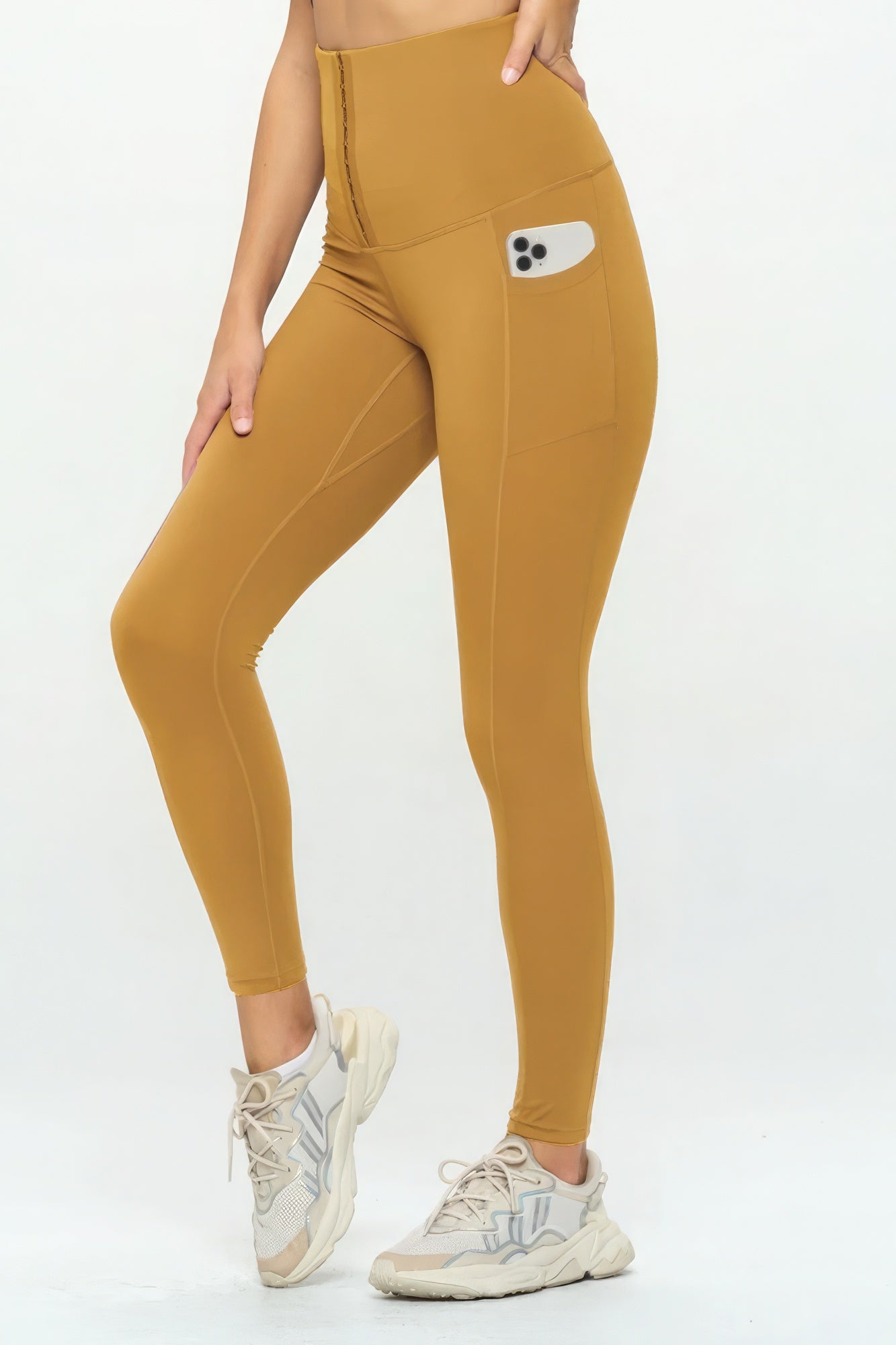 Mustard Body Shaper Fashion Yoga Leggings