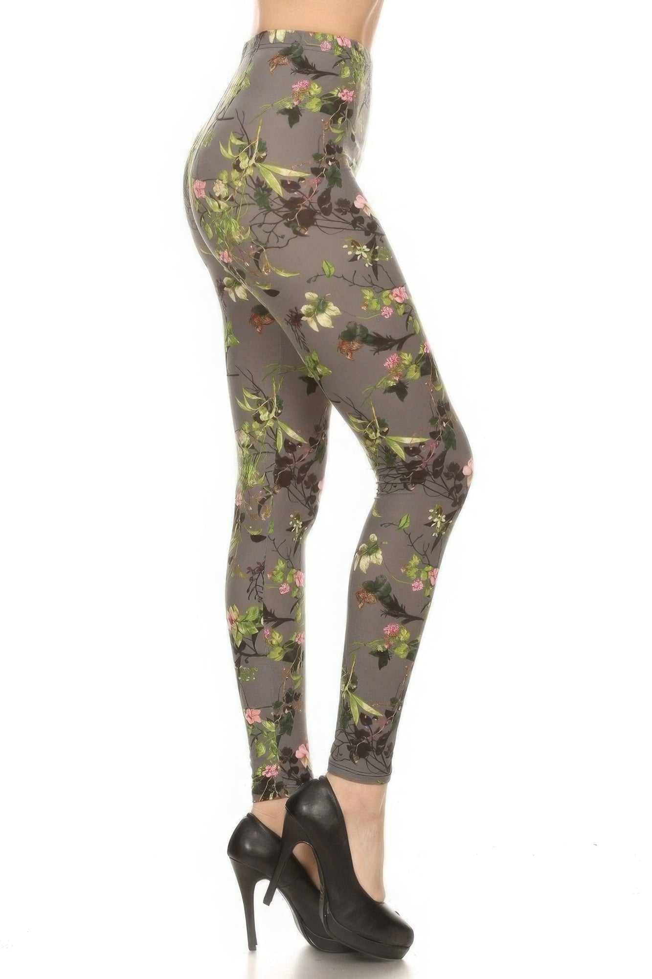 Floral Printed High Waist Leggings