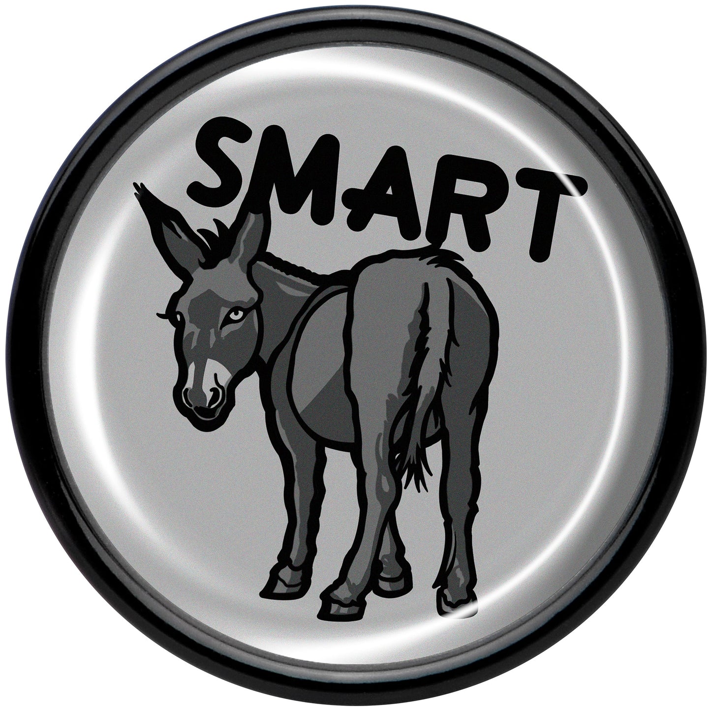 Donkey Smart Ass Black Acrylic Saddle Plug Set by Onyx O