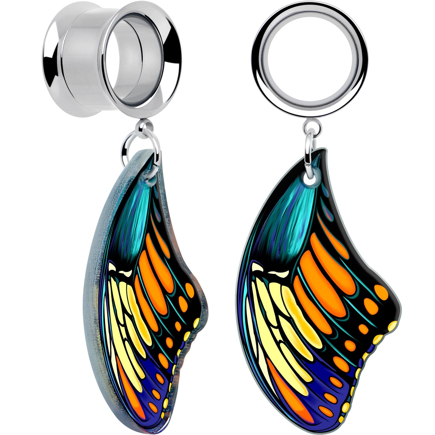 Wing of Butterfly Tunnels Dangle Plug Set by Onyx O