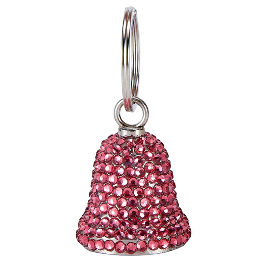 Bling Pink Crystals Handcrafted Motorcycle Bell