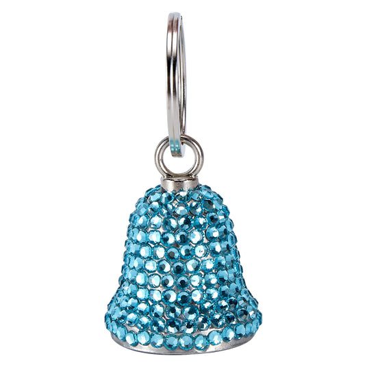 Bling Turquoise Crystals Handcrafted Motorcycle Bell