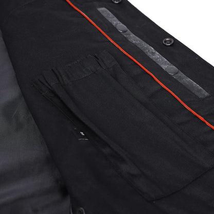 Men's Gray Single Back Panel Smart Access Pockets Vest