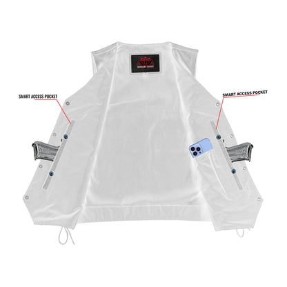 Men's Gold Traditional Vest - Black