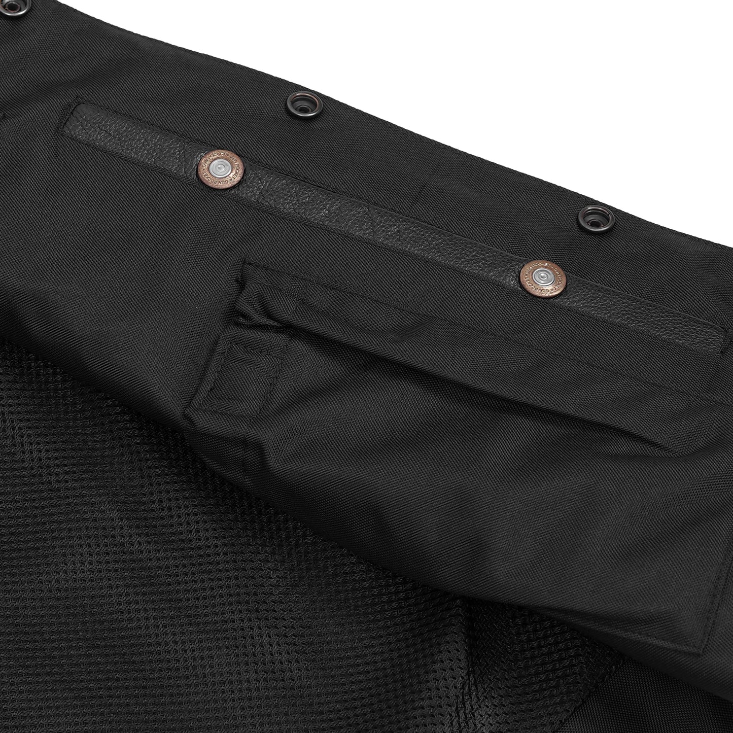 Men's Gold Traditional Vest - Black