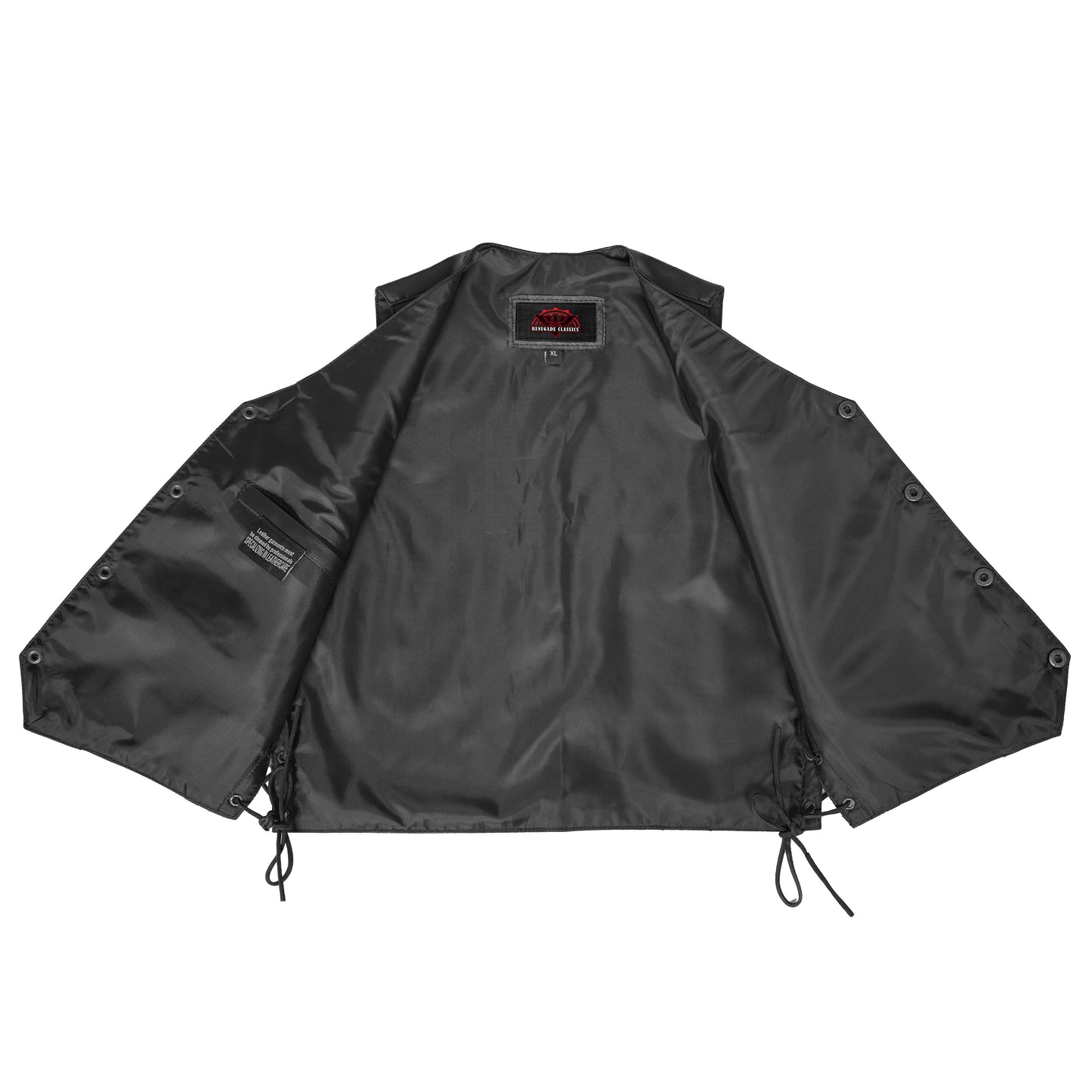 Kids Traditional Style Side Lace Vest