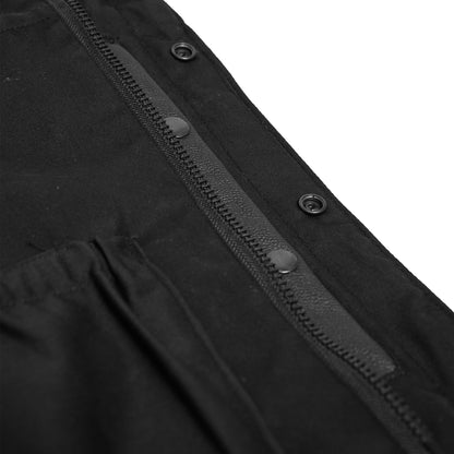 Black Horse Men's Leather Motorcycle Vest