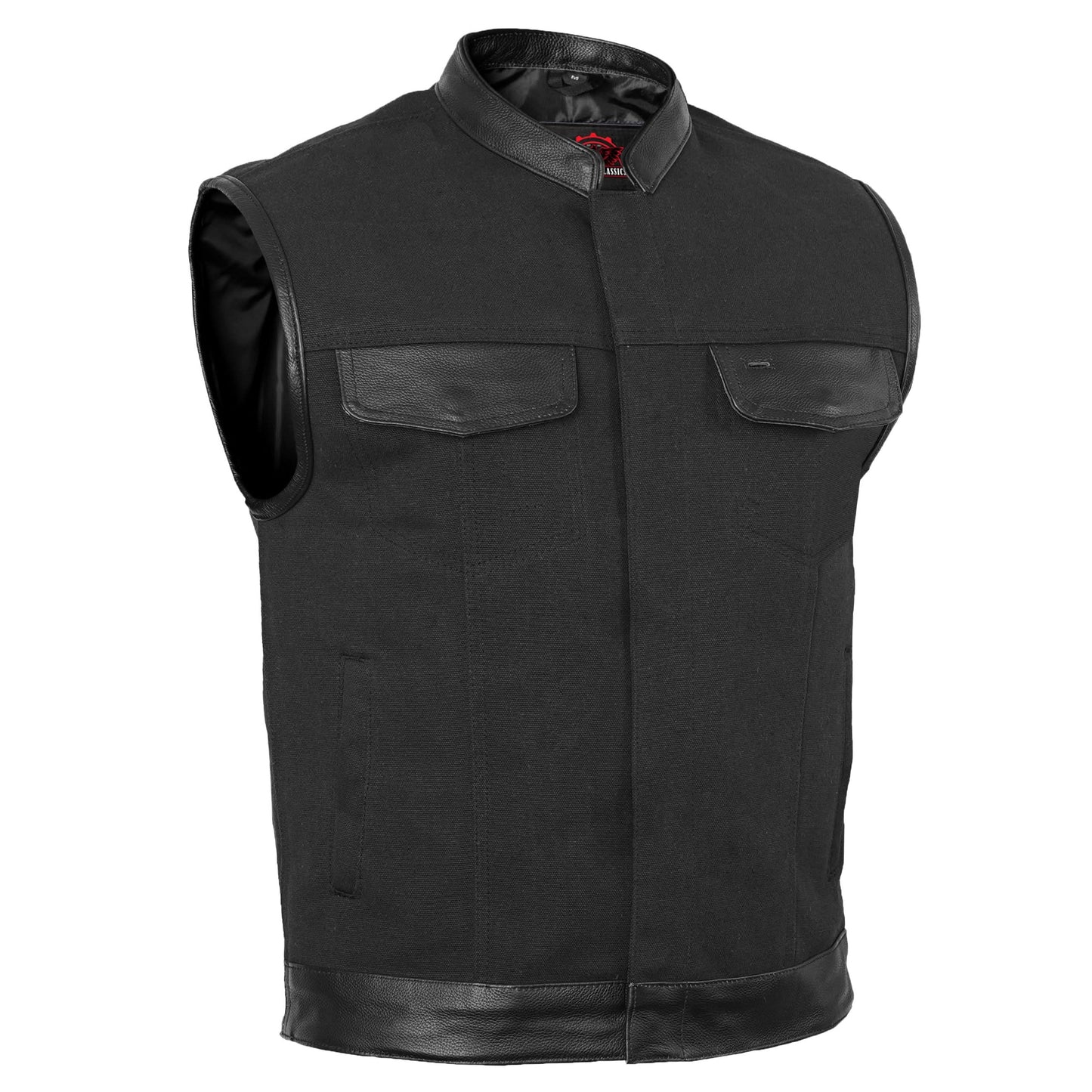 Canvas Material Single Back Panel Concealment Vest