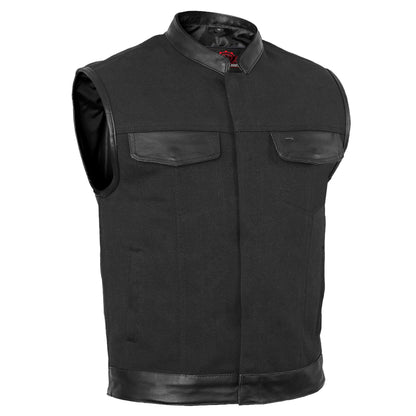 Canvas Material Single Back Panel Concealment Vest