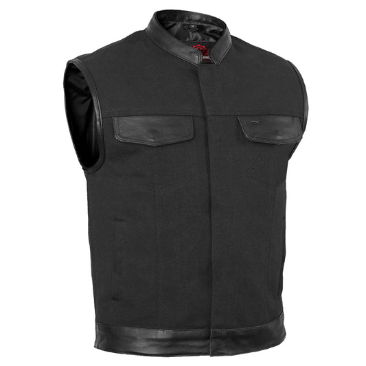 Canvas Material Single Back Panel Concealment Vest