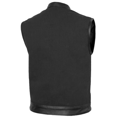 Canvas Material Single Back Panel Concealment Vest