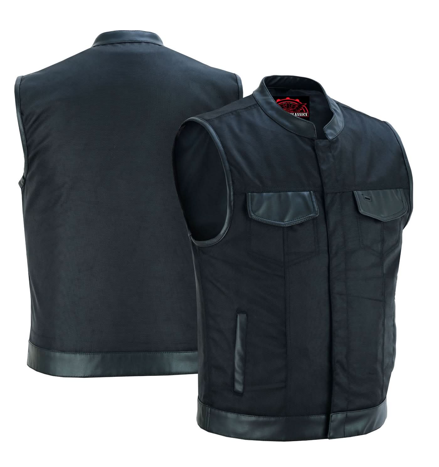 Concealed Snap Closure Vest