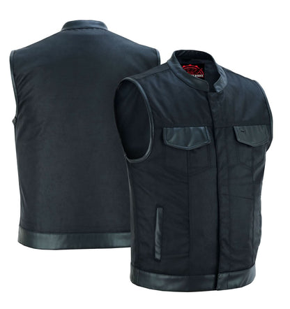 Concealed Snap Closure Vest