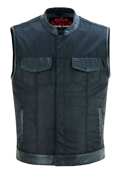 Concealed Snap Closure Vest